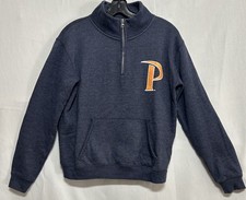 Pepperdine College Dark Navy Sweatshirt w/pockets, 1/4 Zipper Size Small