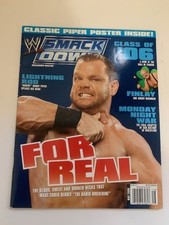 WWE SmackDown Magazine May 2006 Chris Benoit Roddy Piper and Hulk Hogan Poster
