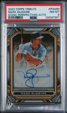 2023 Topps Tribute Iconic Perspectives Autograph Mark Mcgwire #IPAMM 07/50 PSA 8
