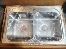 Moen 33" Double Sink Drop In Stainless Steel Kitchen Sink Model G202131 New