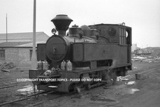 STEAM RAILWAY PHOTOGRAPH BOWATERS NARROW GAUGE LOCOMOTIVE TRIUMPH