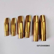 Copper Alto Tenor Soprano Sax Saxophone Mouthpiece Unpainted Unpolished DIY USA