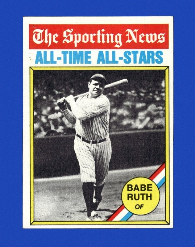 1976 Topps Set-Break #345 Babe Ruth NR-MINT *GMCARDS*