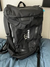Thule Travel Laptop Backpack Black Water Resistant Commuter Bag