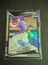 2022 Panini Elite Extra Edition #6 Jacob Berry Prime Numbers Signatures A #/212