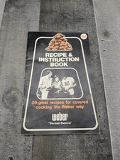 Weber Grill Recipe & Instruction Book PB Vintage 1970's
