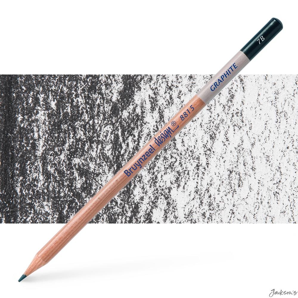 Bruynzeel Design Graphite Pencil High Quality 7B Sketching Drawing