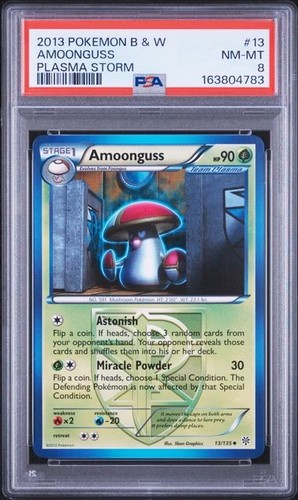Amoonguss graded PSA 8 for sale on eBay