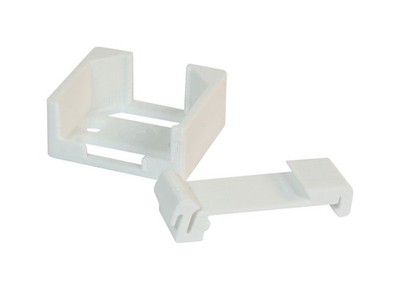 Shelly Zubehör / Kombinierbarer Wand-/ Hutschienenhalter für Shelly 1L/Dimmer2/R