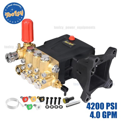 #ad #ad TOOLCY 4300 PSI Horizontal Pressure Washer Pump 1quot; Shaft Triplex Plunger 4.0 GPM $279.99