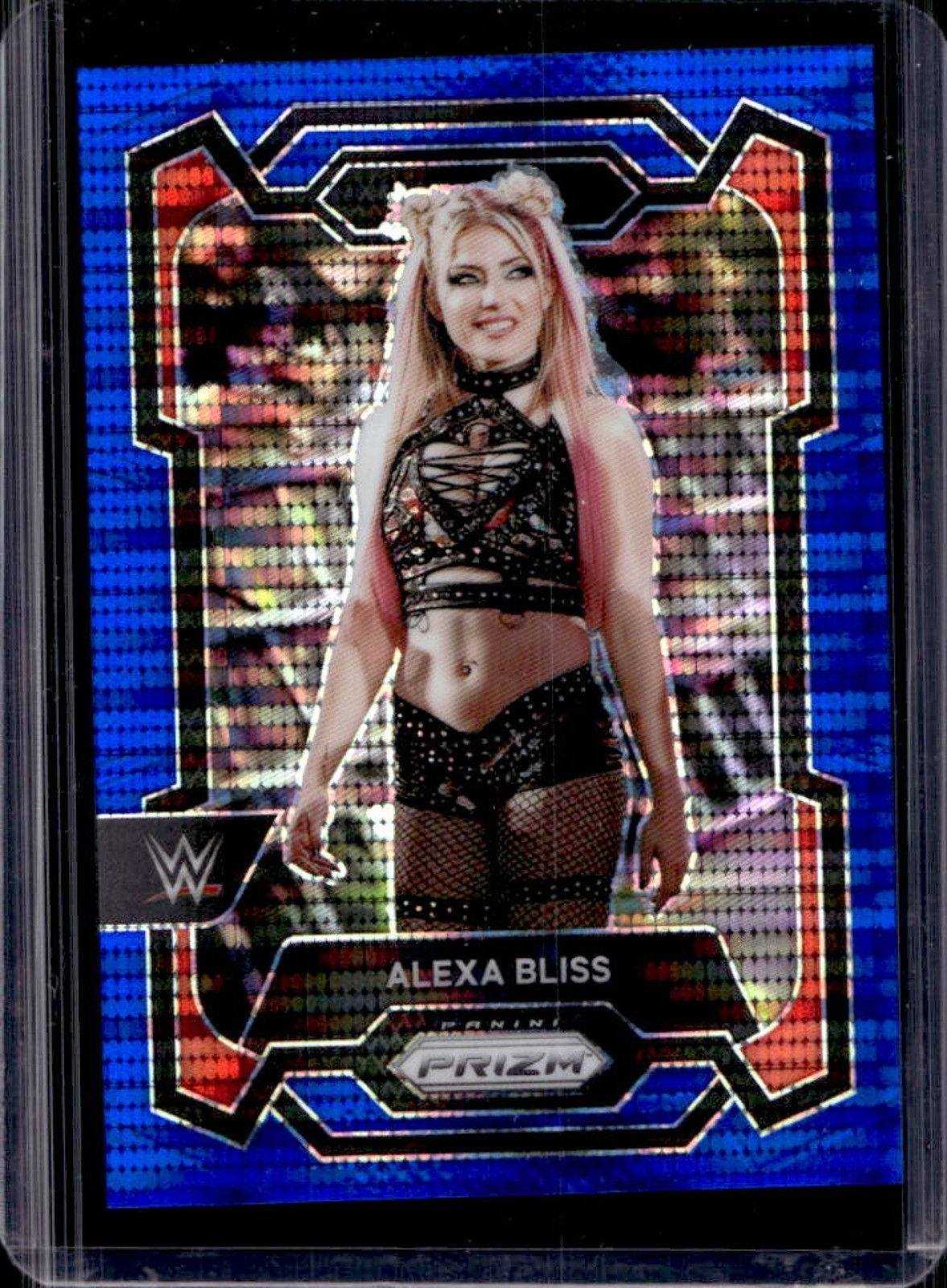 2024 Prizm WWE Alexa Bliss Blue Pulsar Prizm #/75