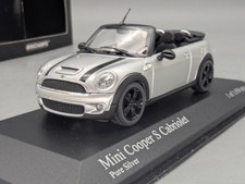 Modellautos 1:43 Minichamps Mini Cooper S Cabriolet 2009 Pure Silver mit OVP