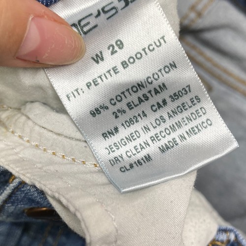 Joe's Petite Bootcut Jeans Women's 29 Blue Denim Cotton Distressed 5-Pockets - Bild 10 von 16