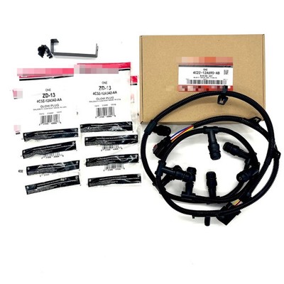Genuine OEM ZD13 glow plug Harness Kit Fit 04-10 Ford F250 6.0L Powerstroke NEW