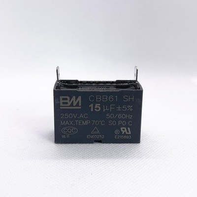 CBB61 15UF 250V 250VAC Motor Run Capacitor for Celling Fan with insert 2 Pins