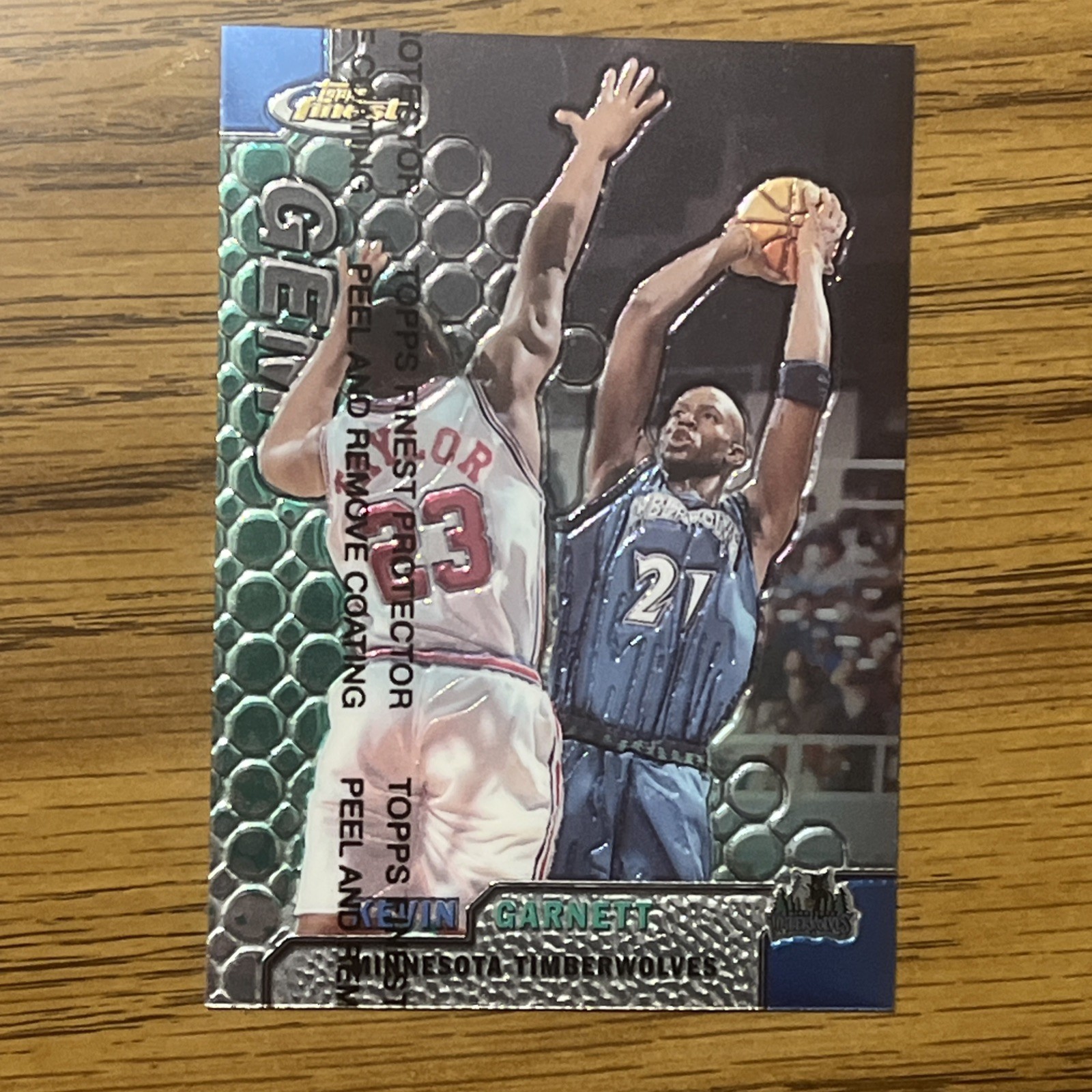 1999-00 Topps Finest - Gems Kevin Garnett #103 Refractor