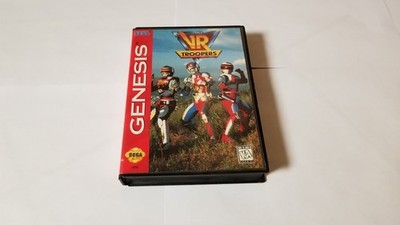 VR Troopers Sega Genesis Cartridge & Case No Manual Tested Working