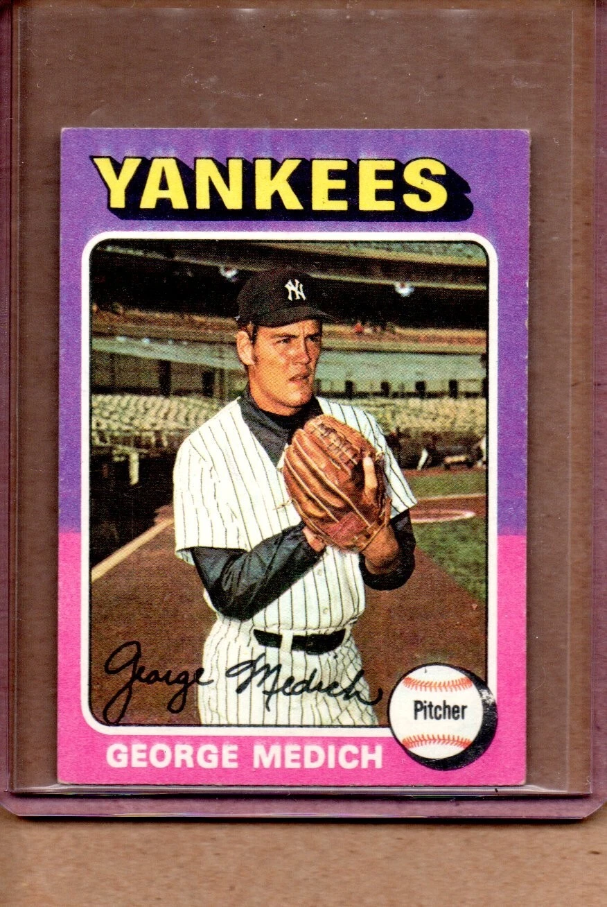 1975 TOPPS MINI GEORGE MEDICH # 426 (EX-EX/MT) CREASE FREE
