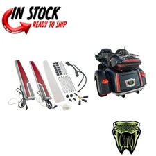 CIRO CALADE CHROME TAIL LIGHTS HARLEY 2014-2023 TRI GLIDE ULTRA CLASSIC 40085