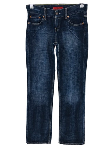 Vintage Levi's Vigilia Donna Blu Taglio Quadrato Dritto Fit Jeans Taglia W28  L34 | eBay