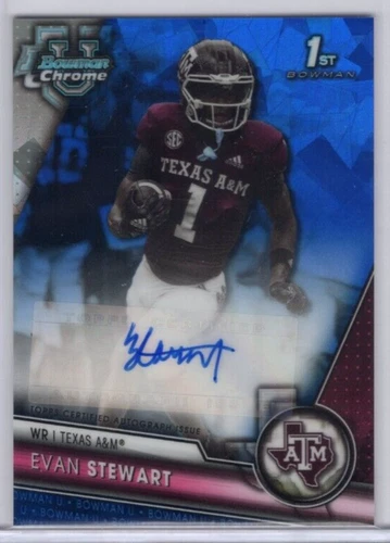 2023 Bowman University Chrome Sapphire Edition Evan Stewart #PA-EST