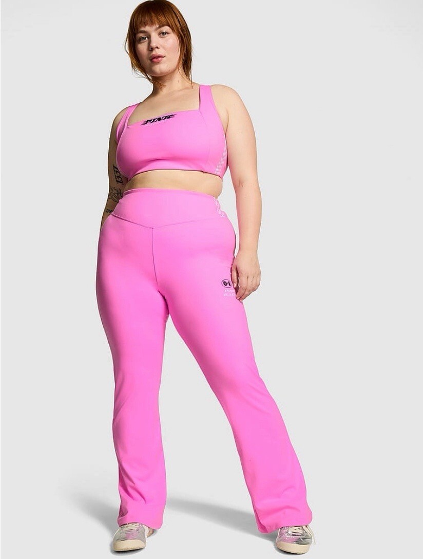 Victoria's Secret PINK Ultimate Flare Leggings Lola Pink Size