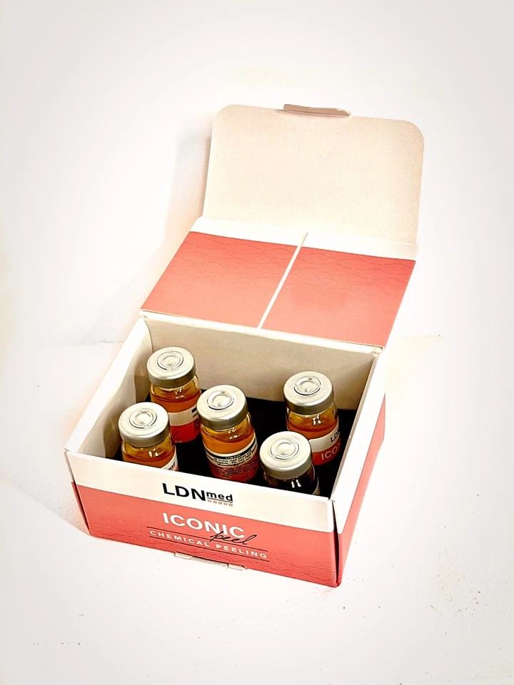 Iconic chemical face peel , lactic, mandelic and salicylic acid. 1x 10ml - Image 2 of 4