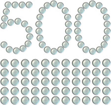 3/8 Inch Clear Glass Marbles Slingshot Ammo Balls, 500 Qty