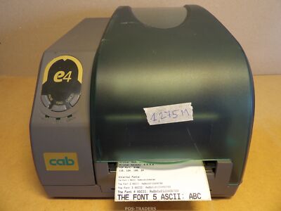 CAB E4/200 5410006 Thermal Desktop Label Printer - 1,275M - INCL USB CABLE & PSU