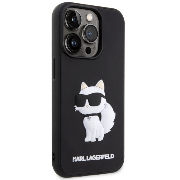Karl Lagerfeld iPhone 14 Pro Max Case Cover Rubber Choupette 3D