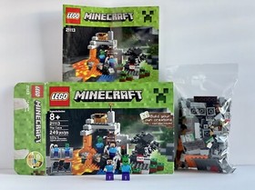 LEGO 21113 Minecraft The Cave 100% Complete w Box *Retired*