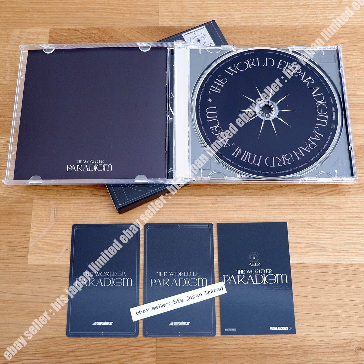 ATEEZ SAN THE WORLD EP . PARADIGM Photocard 2 Solo ver. + Tower