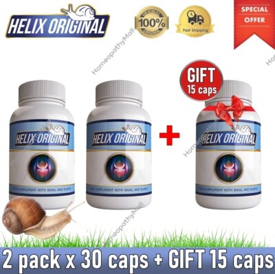 2 Pack x Helix Original 30 Caps + 1 Pack Helix 15 Caps  Joint Support Supplement
