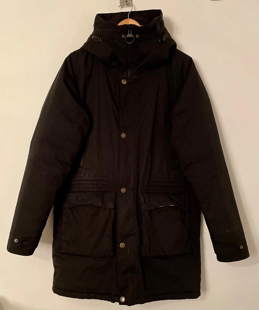 Mens BARBOUR Black NATIONAL TRUST NORTHAM Parka Jacket UK M - CG N42 | eBay