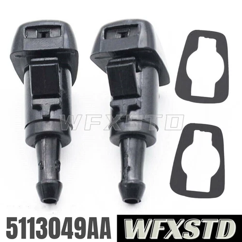 5113049AA WINDSHIELD WASHER FLUID NOZZLE FOR DODGE RAM 1500 2500 3500 2011-2017