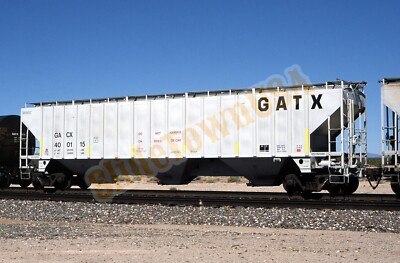 Vtg 2014 Train Slide 400115 GACX GATX Railroad Hopper Bannock CA Y2C156 ...
