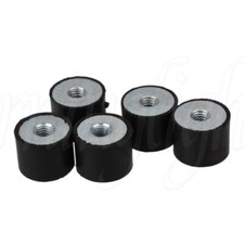 5 x M6 Rubber Anti Vibration Rubber Mounts Isolators for Water Pumps