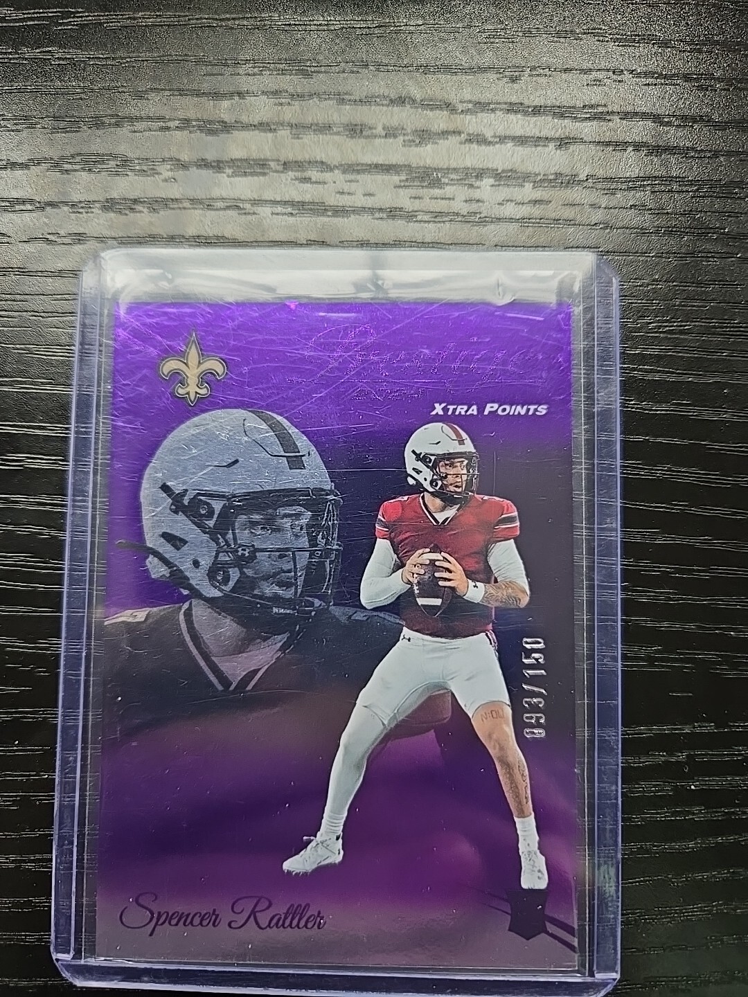 2024 Panini Prestige Spencer Rattler #359 033/150 Purple