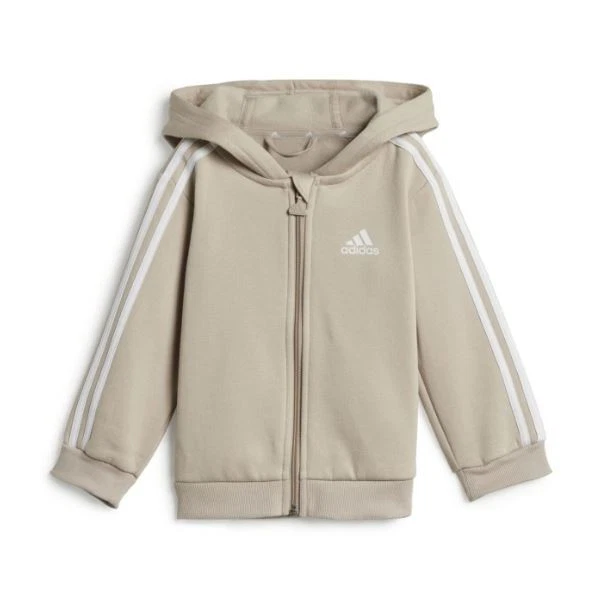 Tuta Baby Adidas I 3S FZ IZ4992 Beige Verde - Immagine 4 di 4