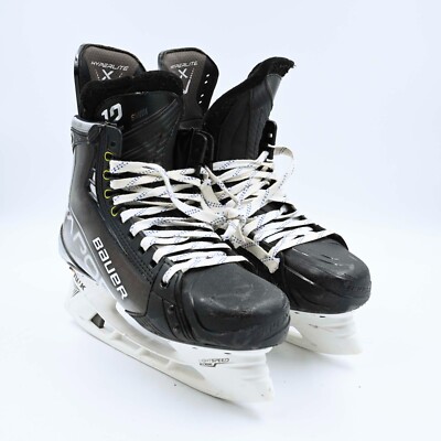 Bauer Vapor Hyperlite Pro Stock Ice Hockey Skates Used Boston Bruins NHL Smith