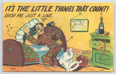 Comics~Its The Little Things That Count~Drop Me Just A Line~Man @ Hotel~Vintage