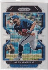 2022 PRIZMS WHITE WAVE ALEK MANOAH TORONTO BLUE JAYS PRIZM PARALLELS JC-1779
