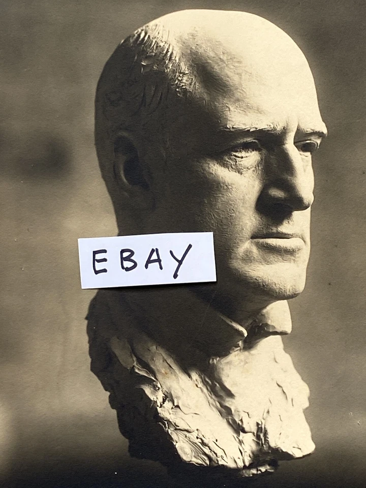 ANTIGUO Busto Fotográfico GIBSON GIRL ARTIST, Charles Dana Gibson por JAMES FRASER Foto 3 de 4