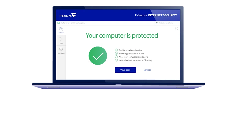 F-Secure Internet Security 2026 1 3 5 7 10 15 20 25 PC MAC MOBILE 1 2 Jahre @GWC - Bild 2 von 3