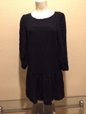 Anthropologie $118 Meadow Rue Ruffle Hem Dropwaist Mini Dress Size 10