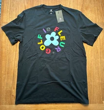 CONVERSE x Golf Le Fleur Men's Large T-Shirt Black 10009038-A01-001 Cotton NWT