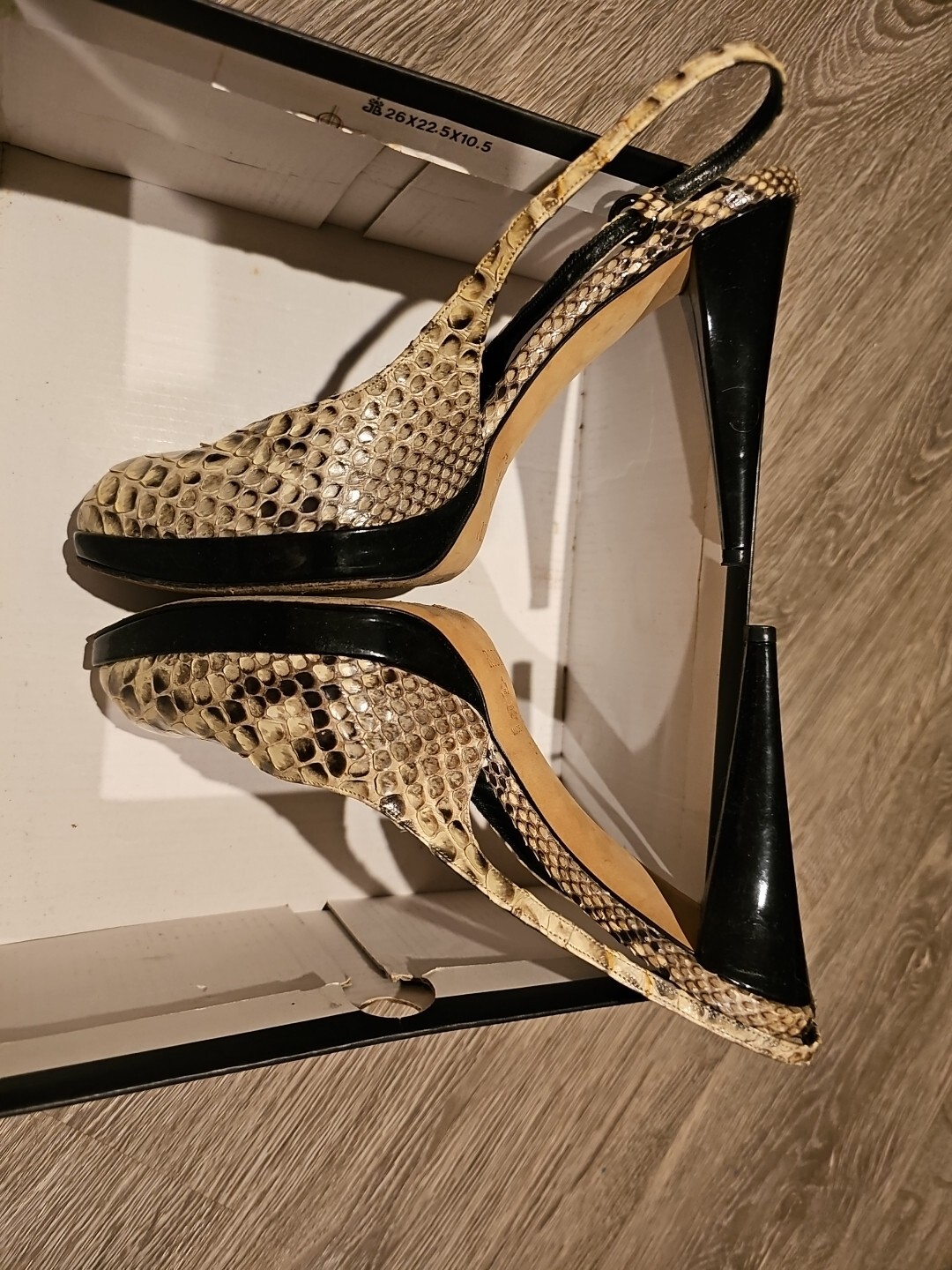 Rodo Authentic Python Womens High Heel Shoes US 8… - image 10