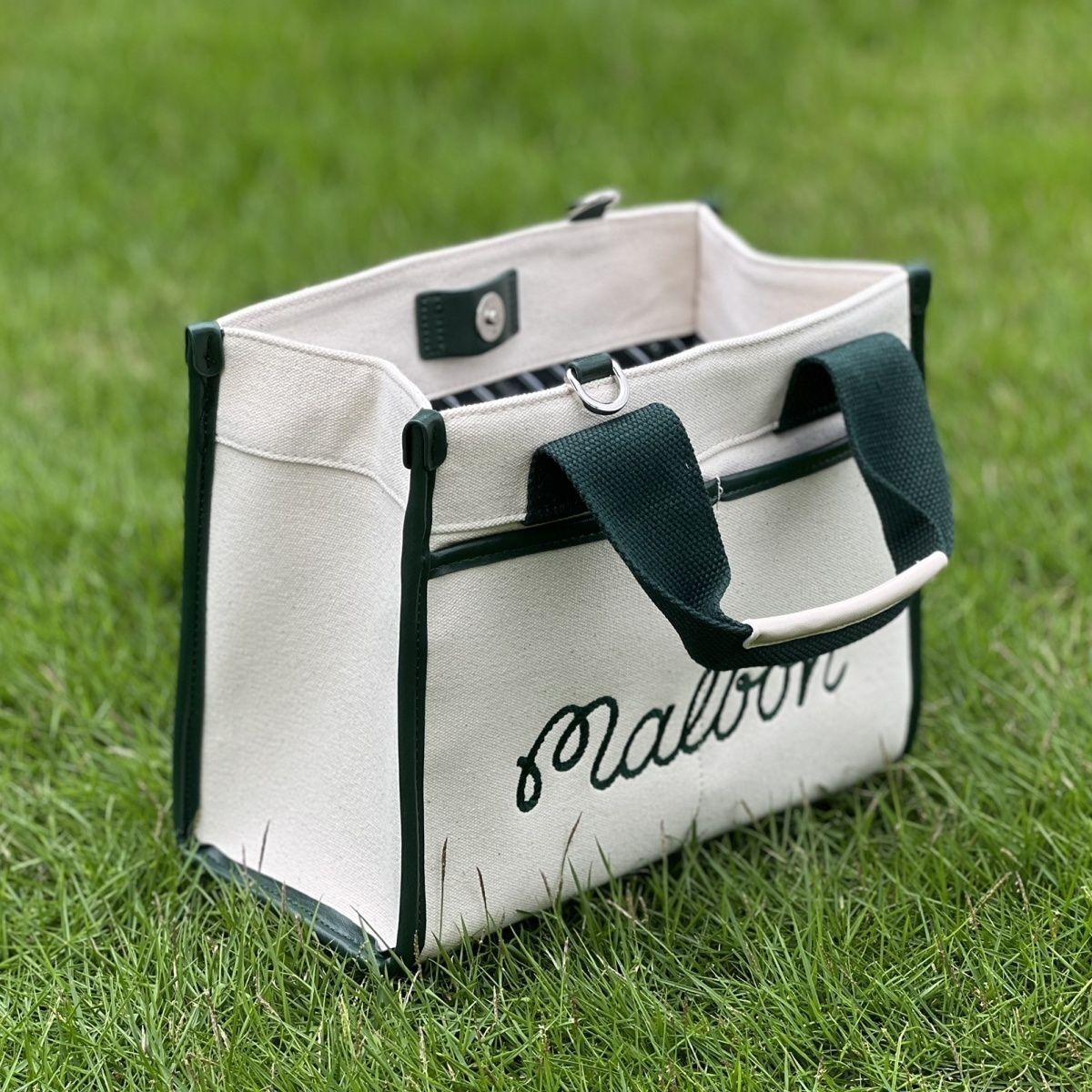 Malbon Golf Bag Ladies Handbag Tote bag Shoulder bag White