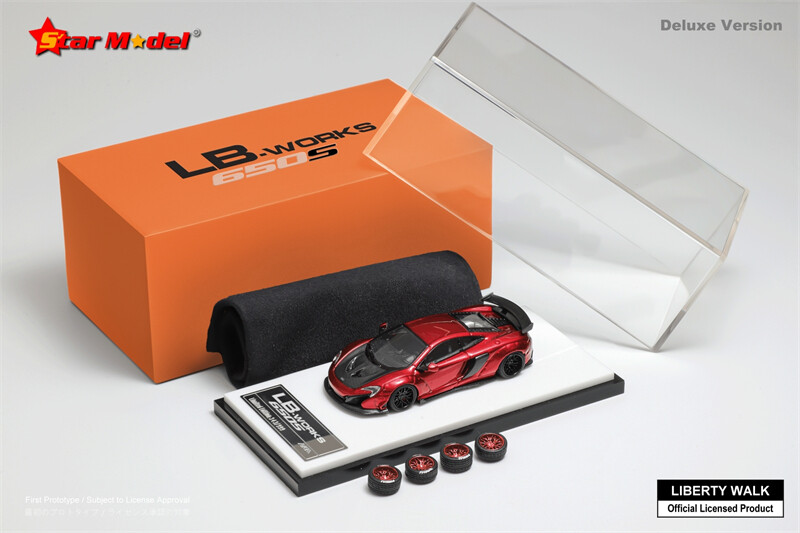 1/64 Star Model LBWK MCL 650S メタリックブルー Star Models 1:64 LBWK LB-Works MCL 650S Diecast Model Car
