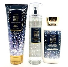 3/PCS BATH & BODY WORKS LITTLE BLACK PARTY DRESS BODY CREAM + BODY MIST + LOTION